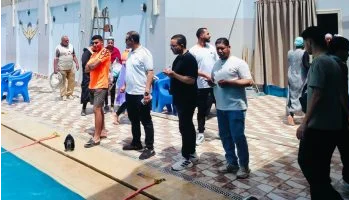 إيقاف تشغيل حمام سباحة كفر بطا بالقليوبية